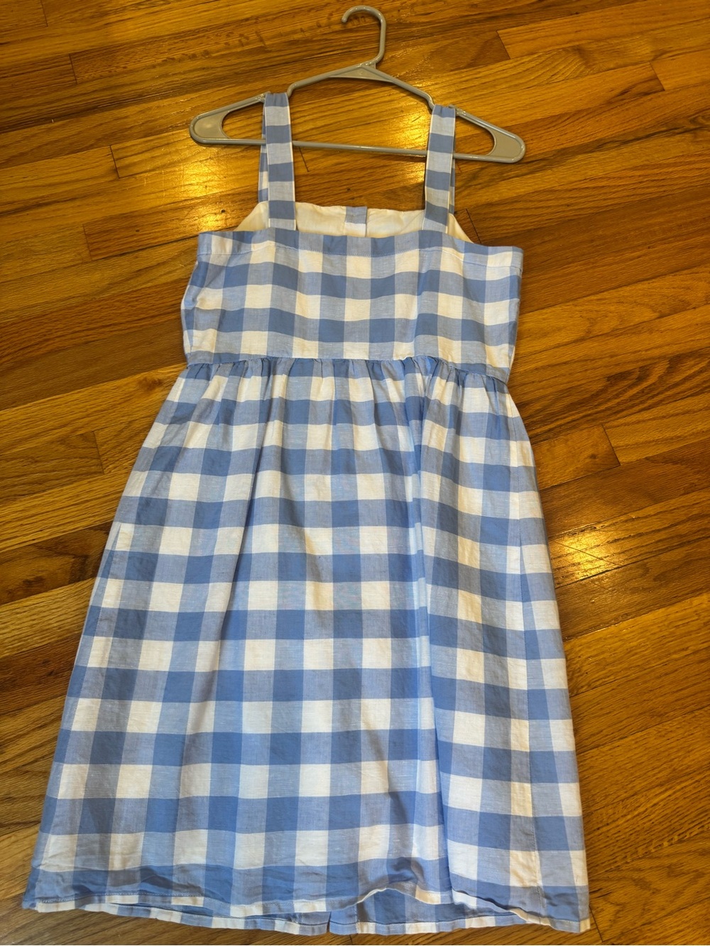 J. Crew Blue and White Gingham Sundress - Picture 3 of 8